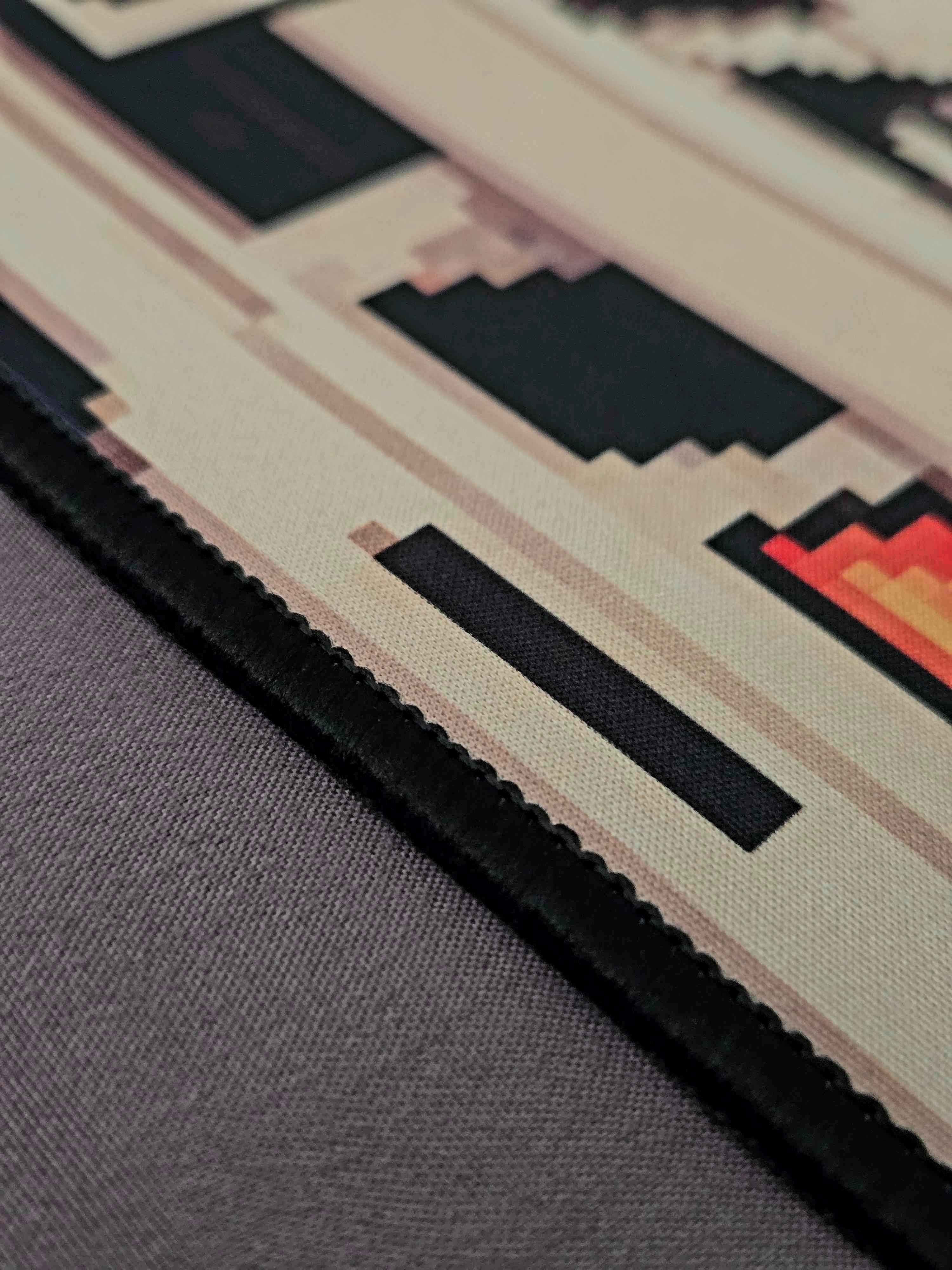 Popojijo OG Retro Pixel JDM Car Desk Mat | Racing Skyline Gaming Mouse Pad
