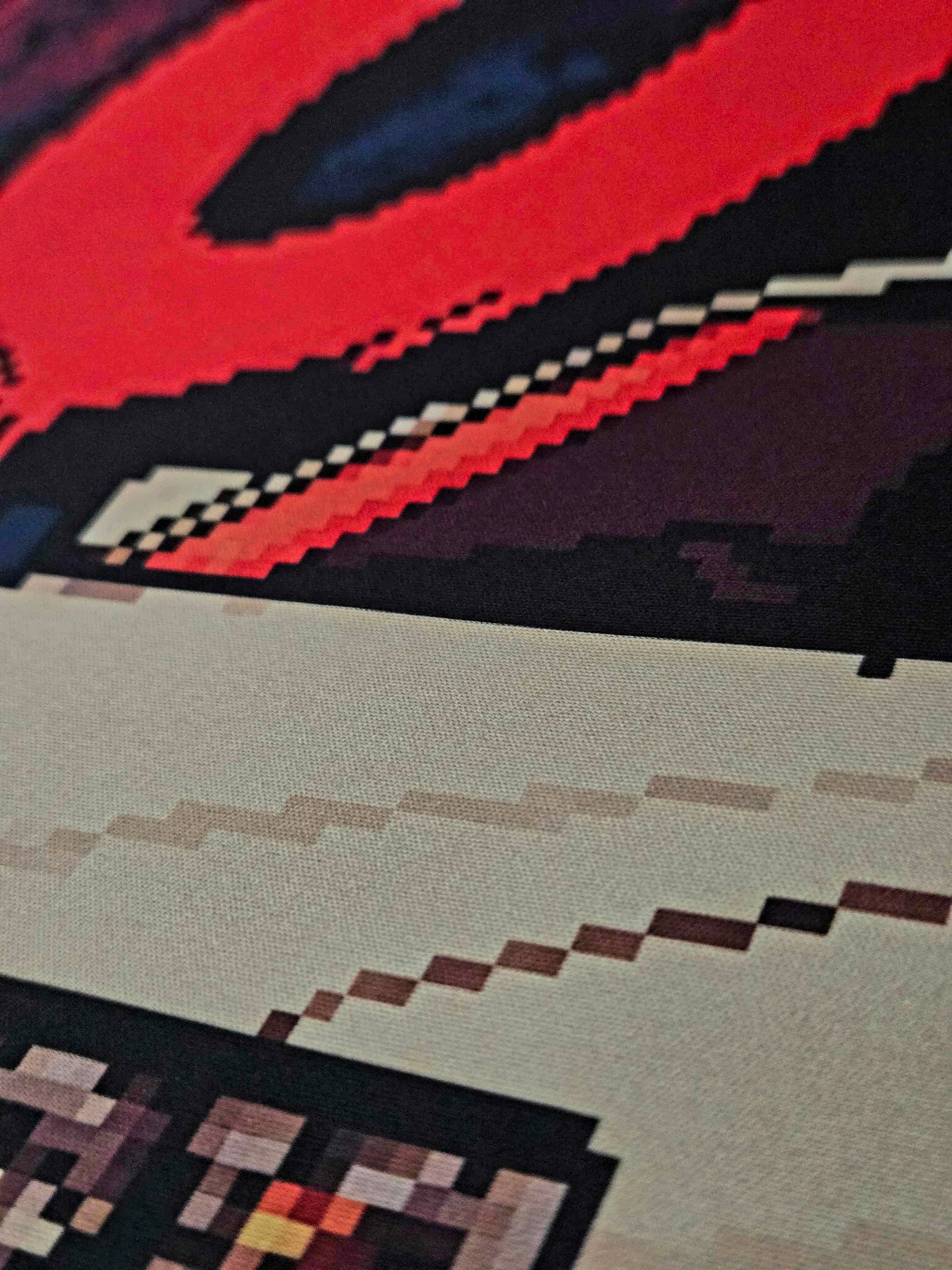 Popojijo OG Retro Pixel JDM Car Desk Mat | Racing Skyline Gaming Mouse Pad